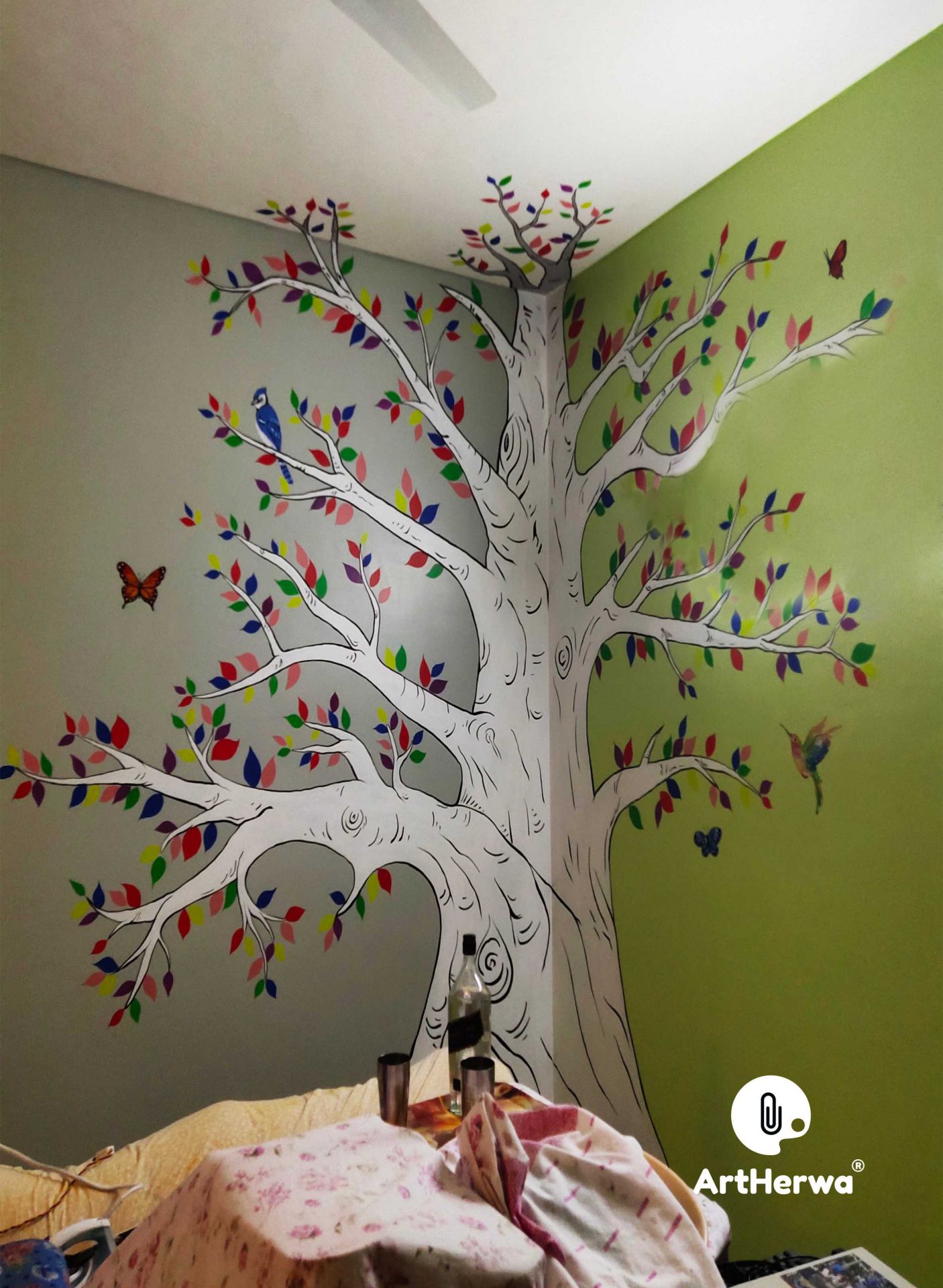 Best Stencil Wall Art Services in Delhi NCR | Wall Artist - ArtHerwa